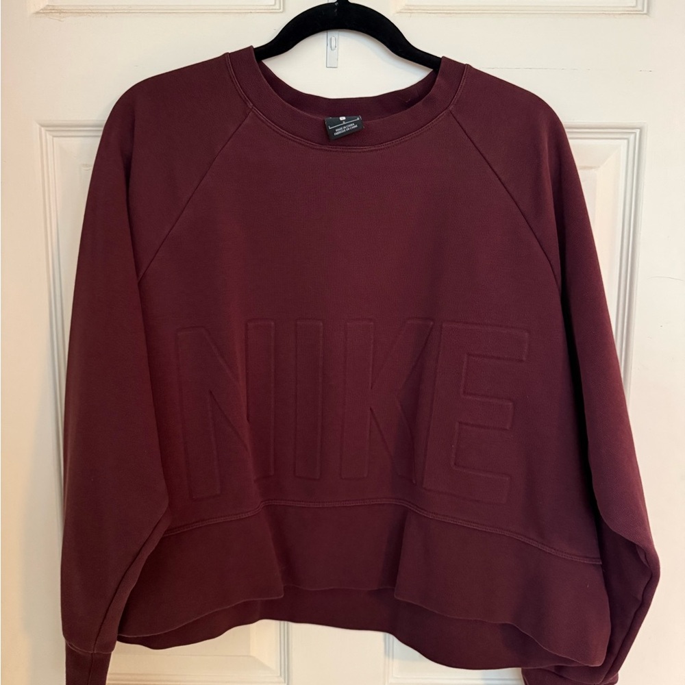 Nike Women's Maroon Sweatshirt